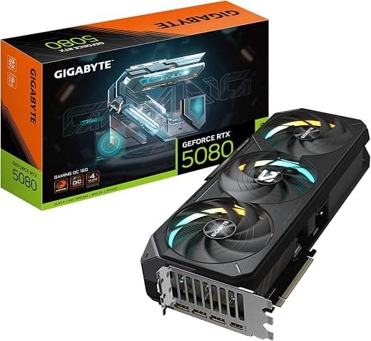 GIGABYTE GeForce RTX 5080 16GB GDDR7 Graphics Card