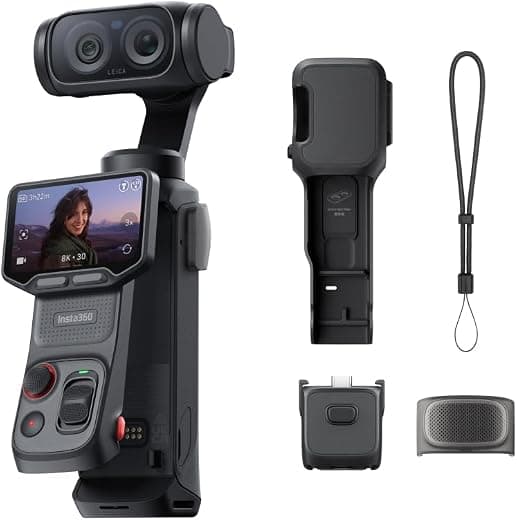 Insta360 Luna Ultra 8K Vlogging Camera, 15x Optical Zoom