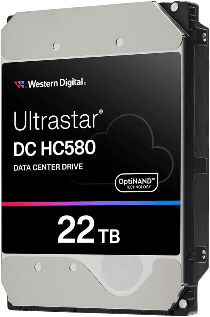 WD Ultrastar 22TB 7200RPM SATA 3.5-inch HDD