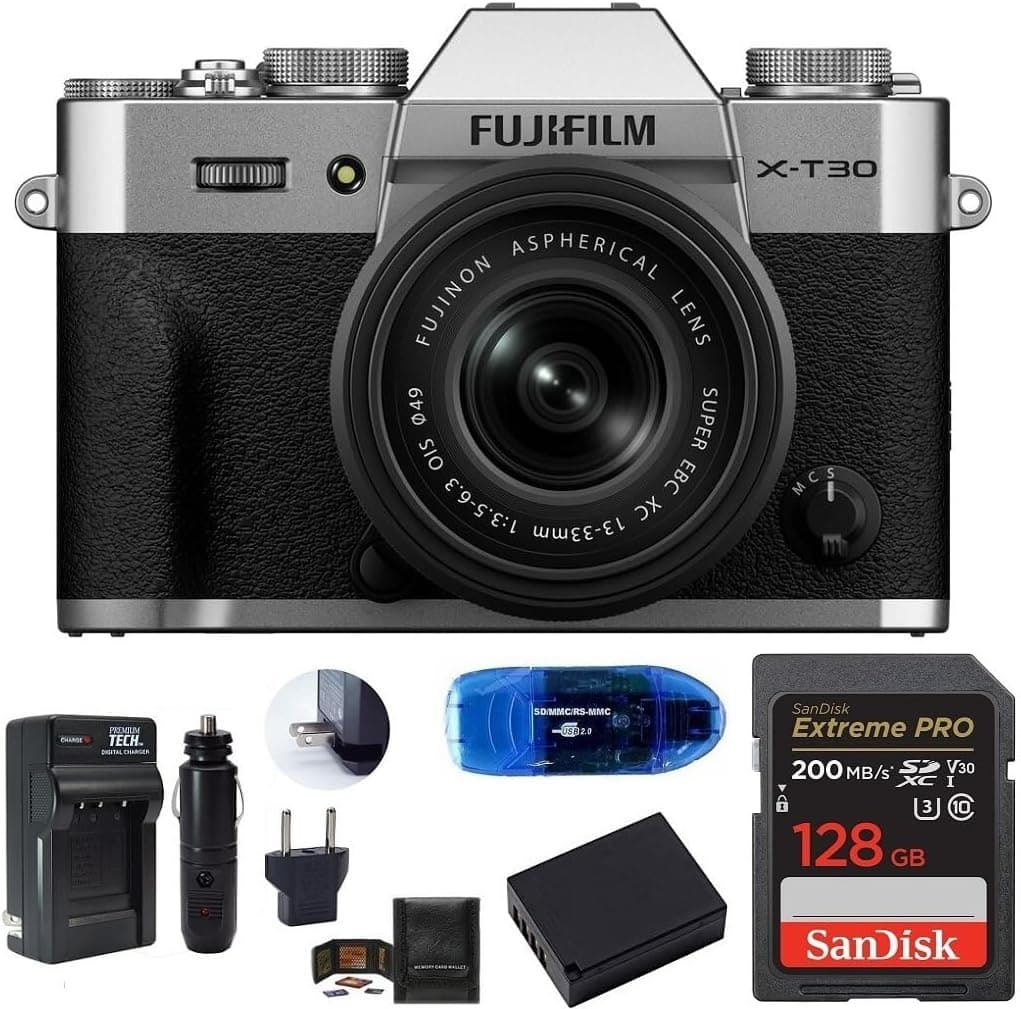 Fujifilm X-T30 III 26.1MP 4K/60p Mirrorless w/ 13-33mm Lens